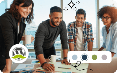 Friends looking at a laptop computer