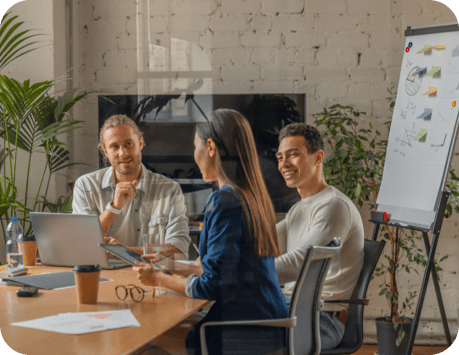 An illustration of a website interface