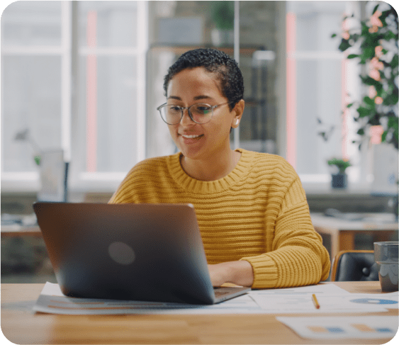 guy and girl at computer monitor