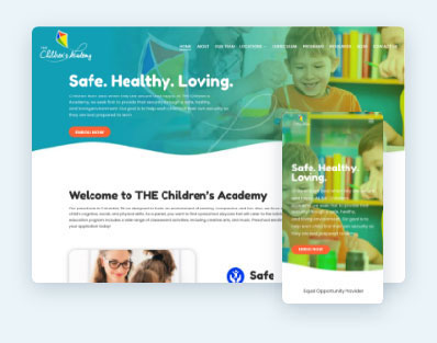 Custom Website Design Example 8