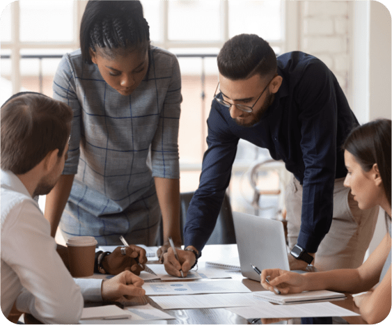 guy and girl at computer monitor