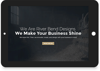 River Bend Designs Website Screenshot