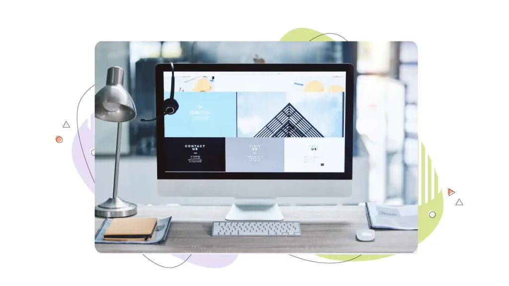 Website homepage design layout 