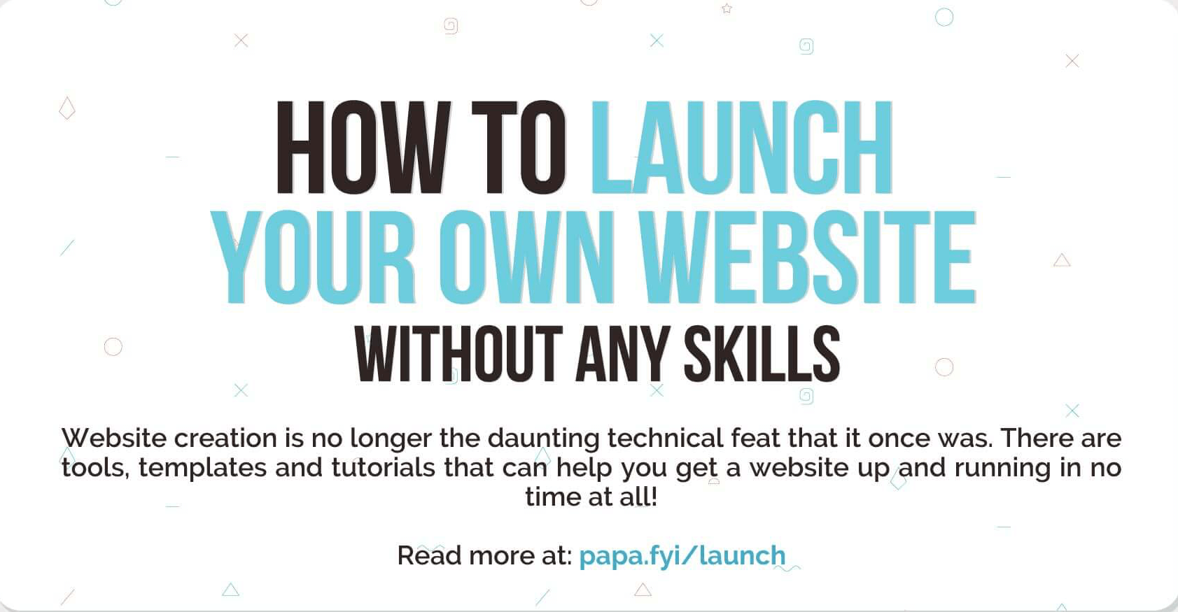 How to launch your website without any skills