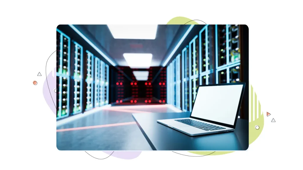 Web hosting server room