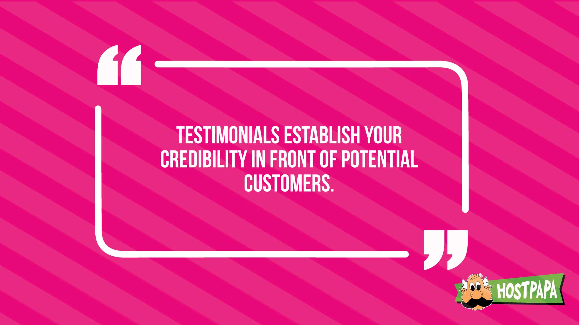 Get more customers through credibility