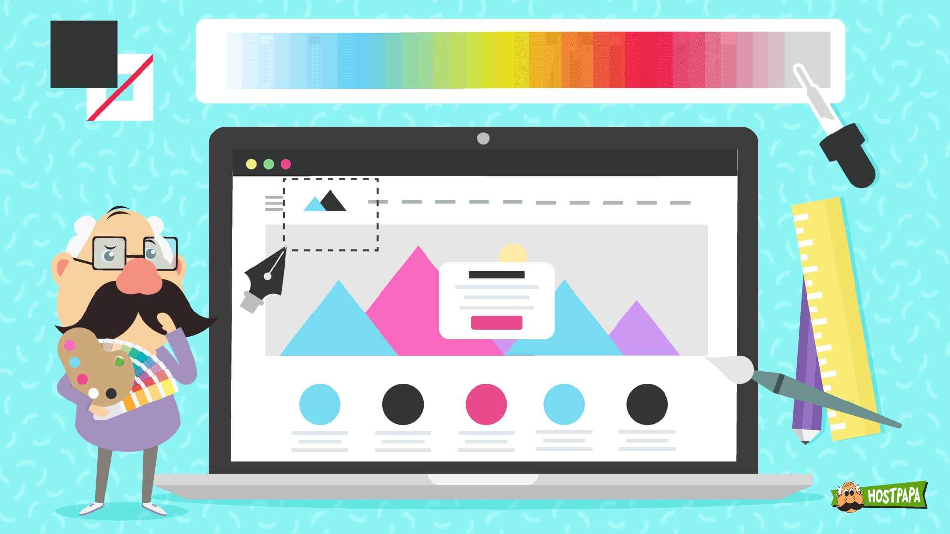 Selecting colors for your business website