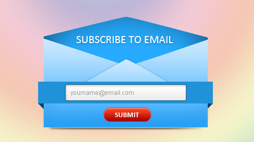 Collect email addresses from website visitors 