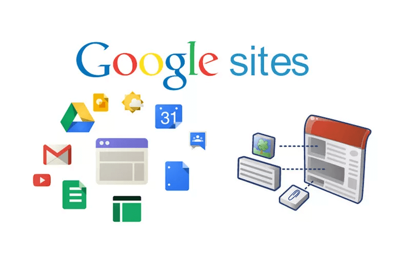 Google sites can help you create small sites