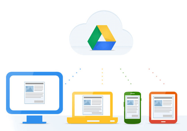 Share all your documents with your team with google drive