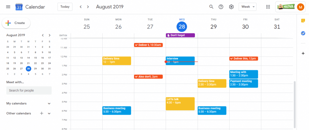One of the tools that will help your business is Google Calendar