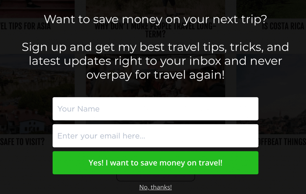 squeeze page example