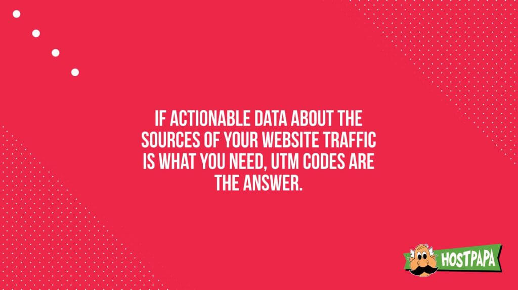 If actionable data about the sources or your website traffic is what you need, UTM codes are the answer