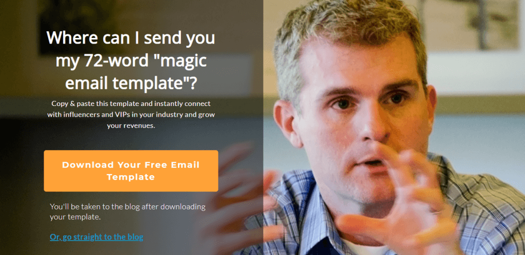 Email templates are a great way of getting leads