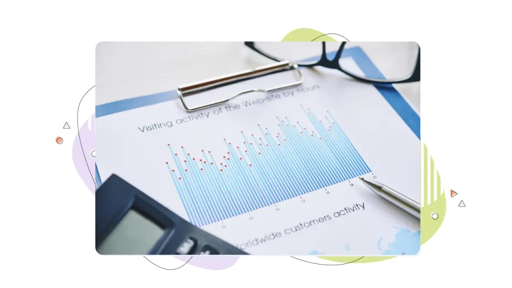 Website vitals graph