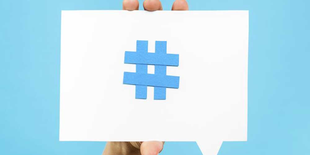 Increase visibility by using hashtags