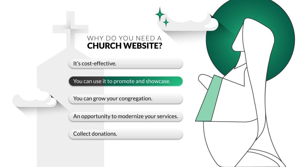 Check these church website examples