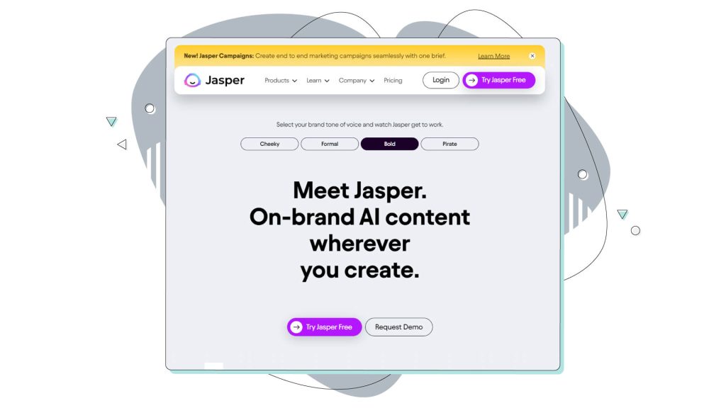 Jasper and other text AI tools