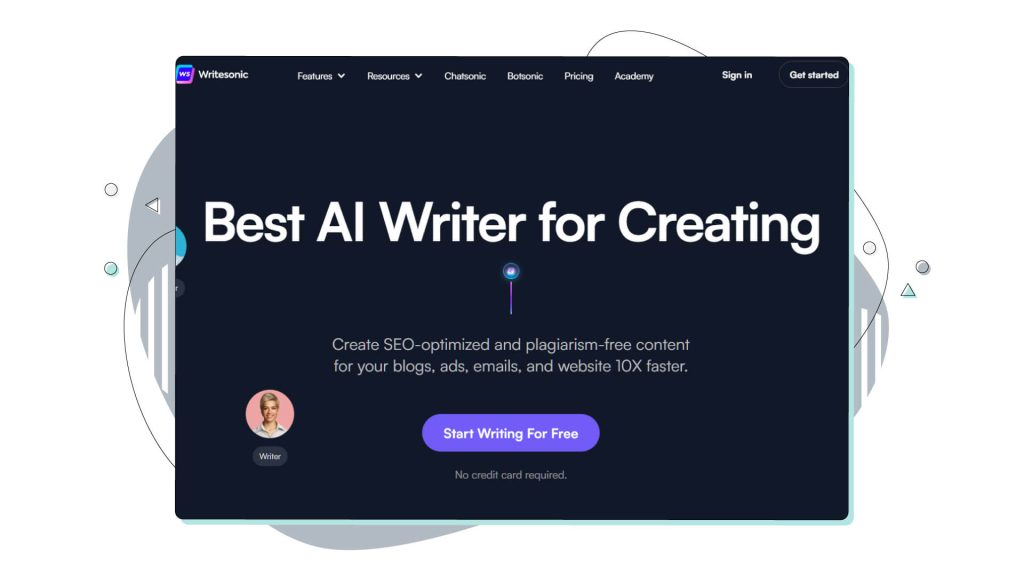 Writesonic and AI writing tools