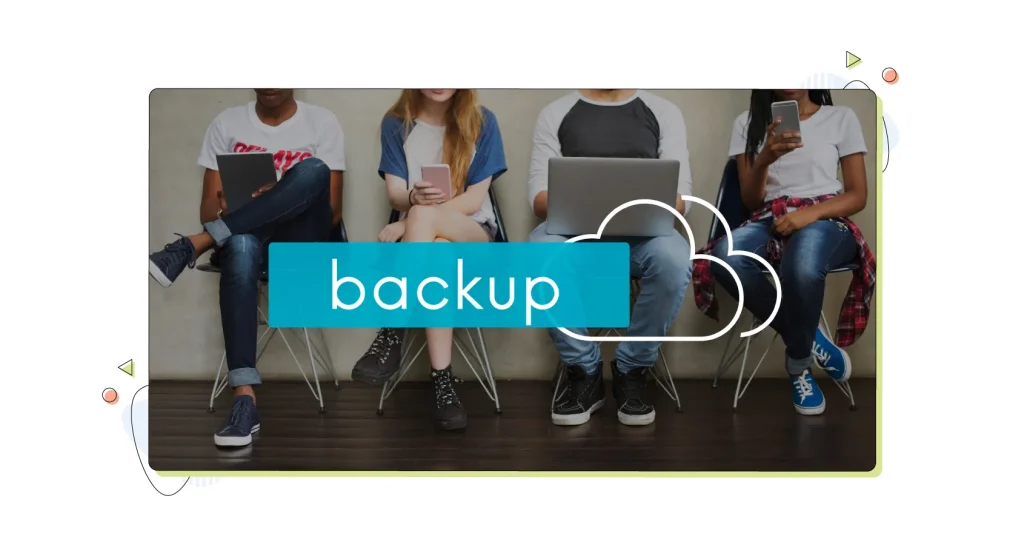 Cloud computing back up download network