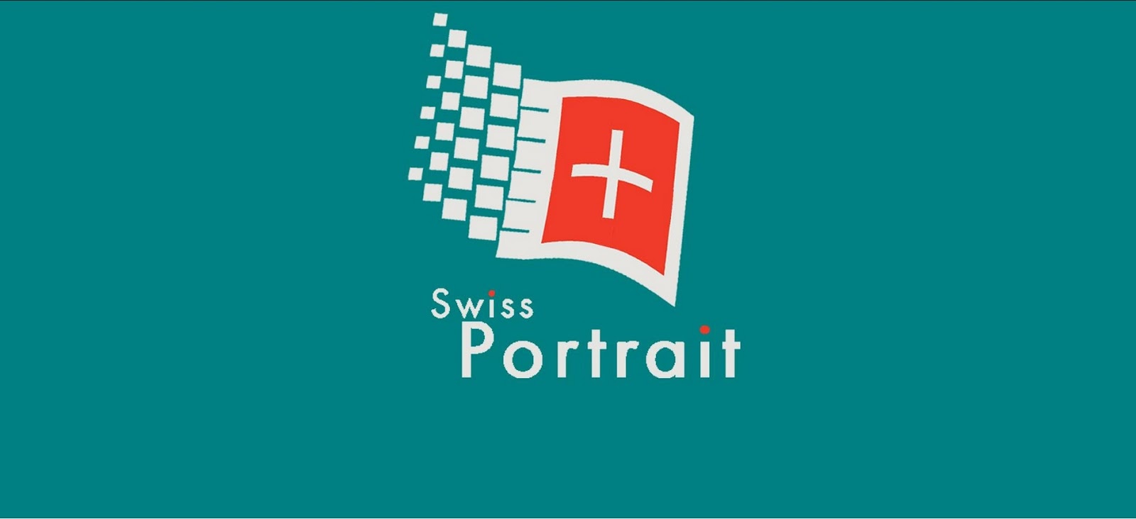 A screenshot of Swiss Portrait’s website homepage.