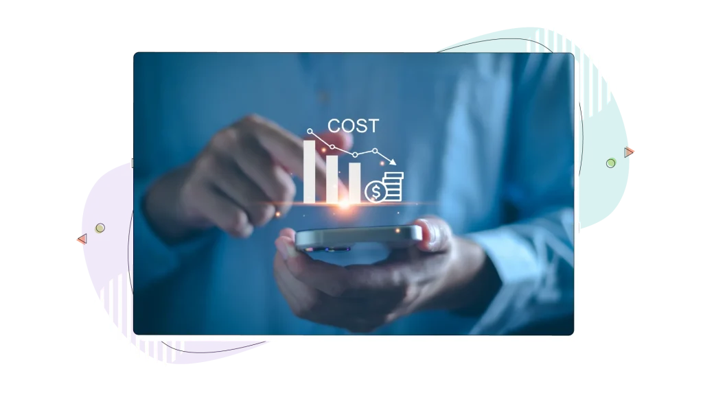 Cost graph that's going downwards.