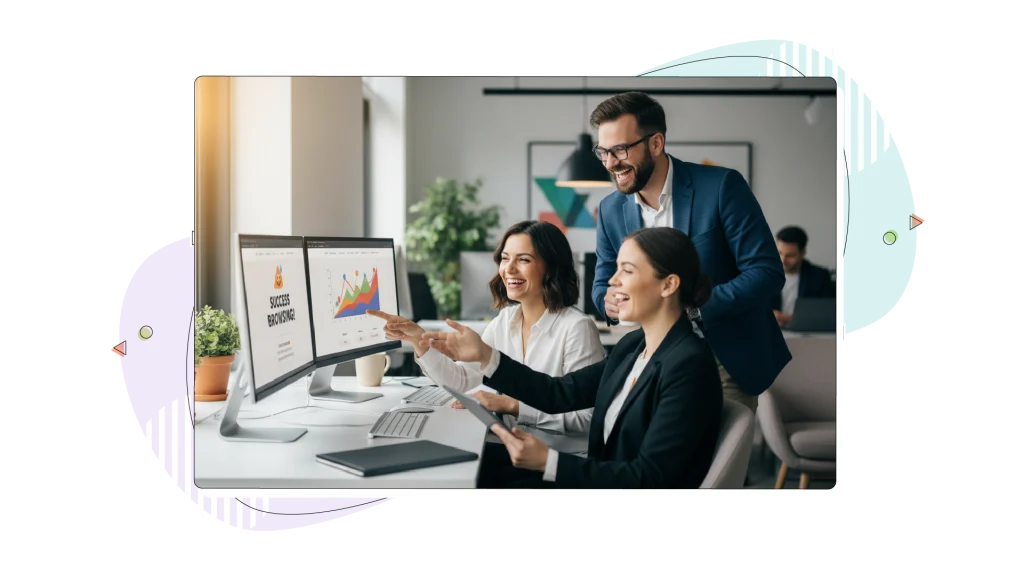 People working in the office.