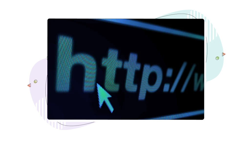 Http visual on a screen.