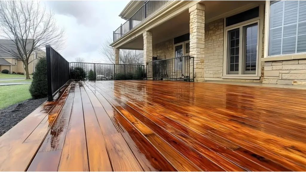 Backyard patio