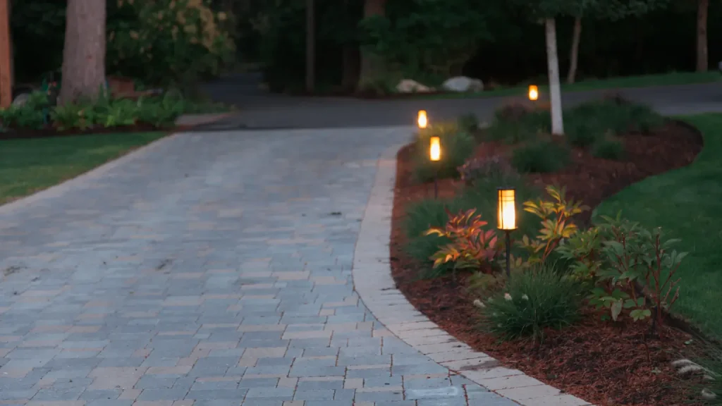 Lighting for a driveway 