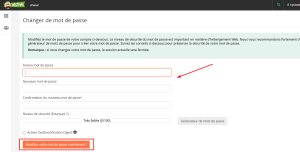 Comment modifier votre mot de passe cPanel 1