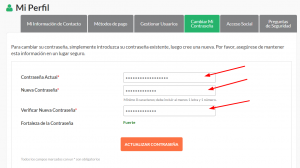 Cómo cambiar tu contraseña del Escritorio de HostPapa 1