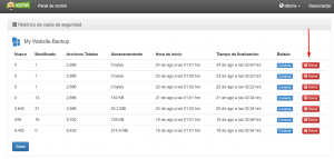  Cómo funciona el historial de versiones del Respaldo de Seguridad Automatizado de HostPapa 5