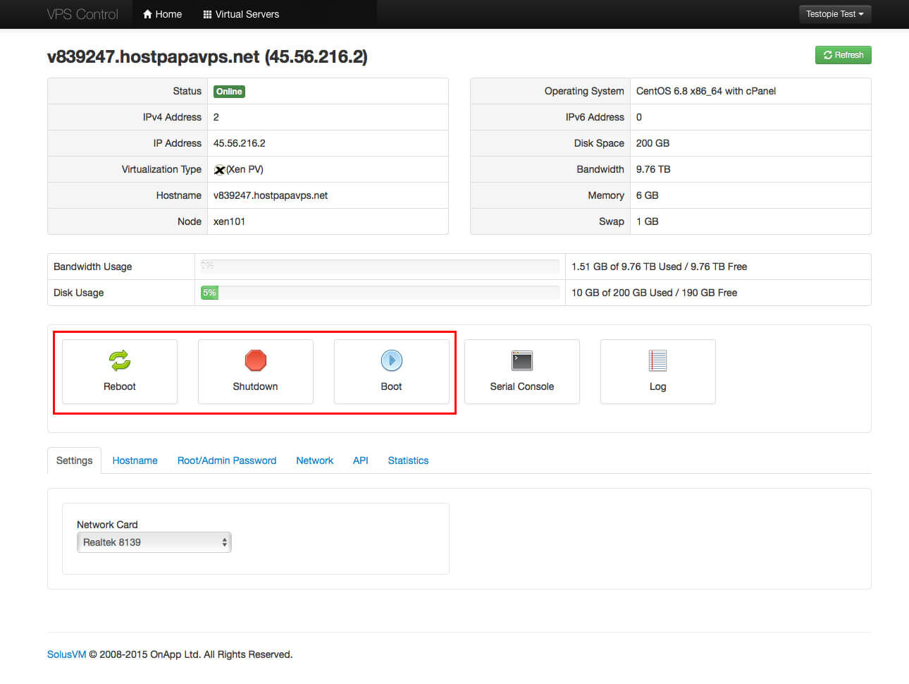 SolusVM---SERVER-STATUS