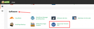 Cómo cambiar tu versión de PHP en cPanel 1