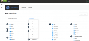 cPanel update your PHP version