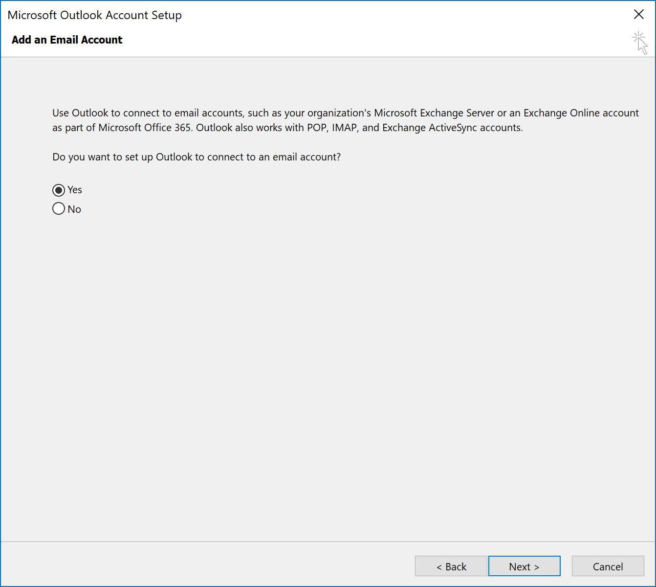 How do I setup the Email system to use my Office 365 account