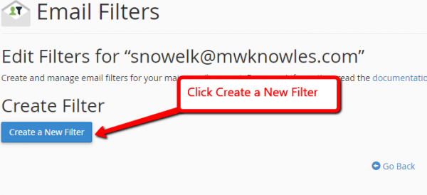 Email Filters in cPanel