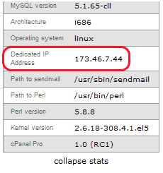 Dedicated IP Address