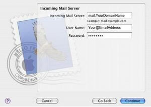 Setting up Mac Mail POP3