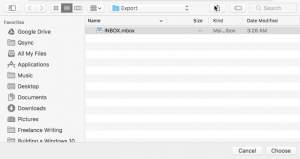 export-mbox