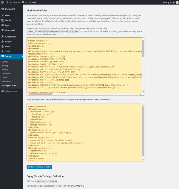 Updating Mod_rewrite rules