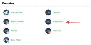 domains-sections