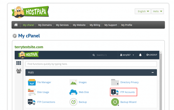 My cPanel