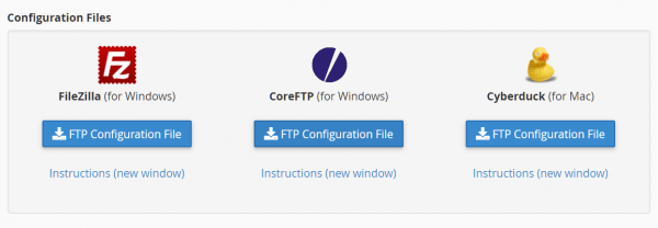 FTP Configuration