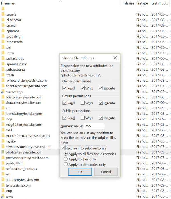 File permissions