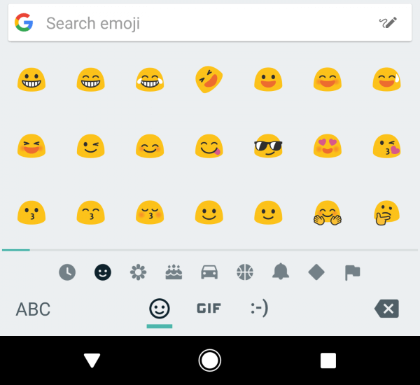 Android emoji