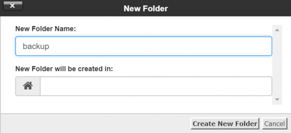 Create folder