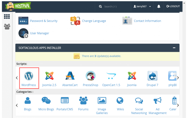 My cPanel