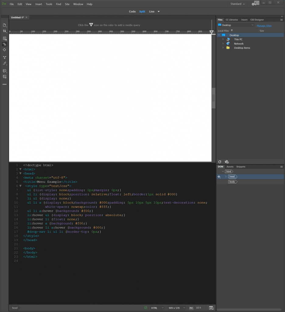 How to create a simple CSS dropdown menu - HostPapa